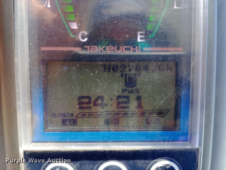 image for item DP1214 2017 Takeuchi TB240 mini excavator