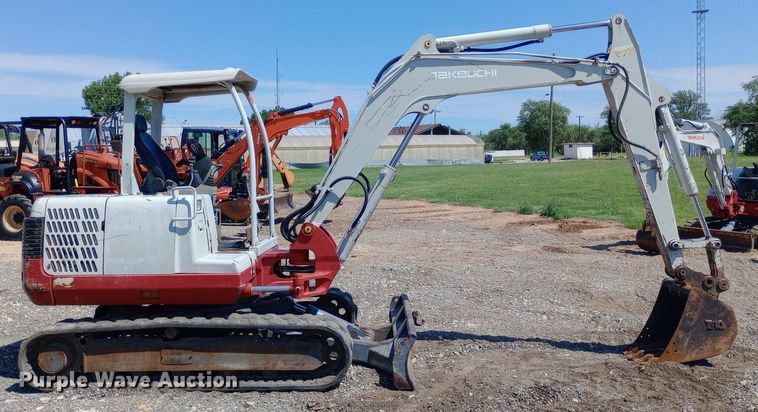 image for item DP1215 2007 Takeuchi TB145 mini excavator