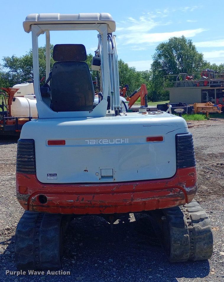 image for item DP1215 2007 Takeuchi TB145 mini excavator