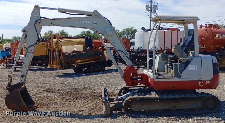 image for item DP1215 2007 Takeuchi TB145 mini excavator