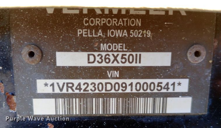 image for item DP1228 2009 Vermeer D36X50II directional boring unit