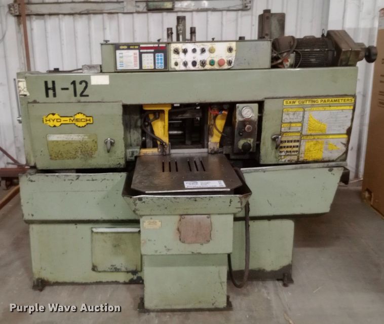 image for item DP1233 Hyd-mech PLC 100 metal band saw