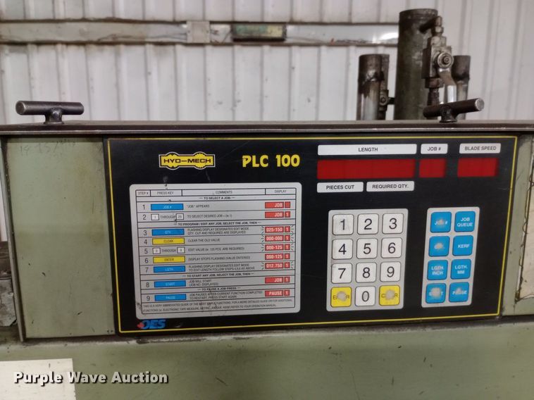 image for item DP1233 Hyd-mech PLC 100 metal band saw