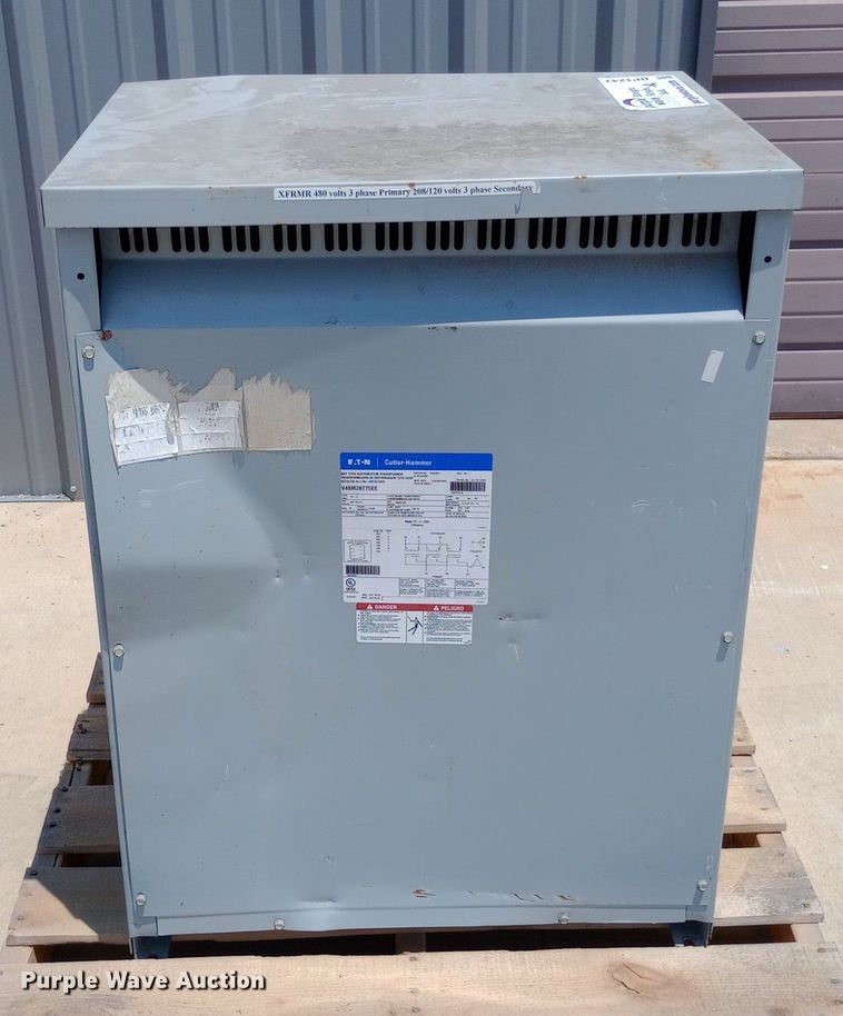 image for item DP1247 2008 Eaton Cutler Hammer V75E001 transformer