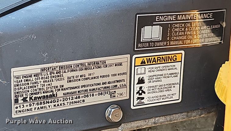 image for item DP6567 Wright Stander X WSTX61-26KAWE ZTR lawn mower