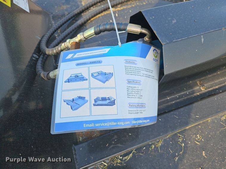 image for item DP6571 2024 Mower King SSRC skid steer rotary mower