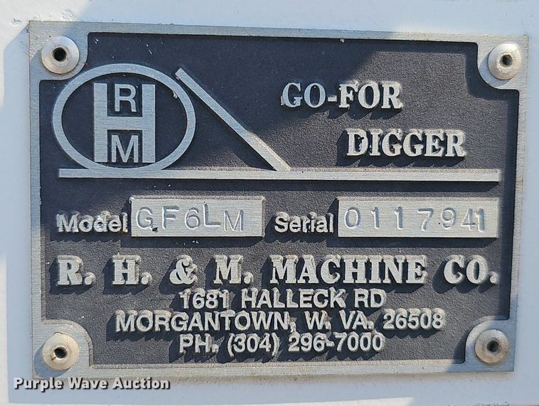 image for item DP6576 2017 R.H.&M. Go-For-Digger GF6LM backhoe