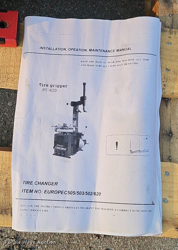 image for item DP6599 2024 Powertek PT620 tire machine