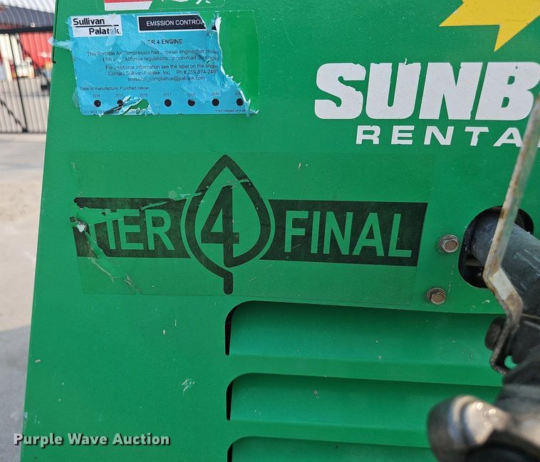 image for item DP6608 Sullivan Palatek D185PDZSB air compressor