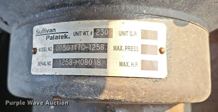 image for item DP6608 Sullivan Palatek D185PDZSB air compressor