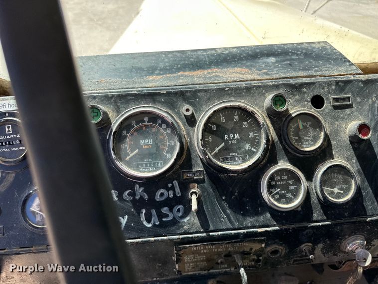 image for item DP8400 1981 Oshkosh dump truck