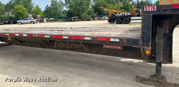image for item DP8412 2007 Fontaine  Elite Series  drop deck trailer
