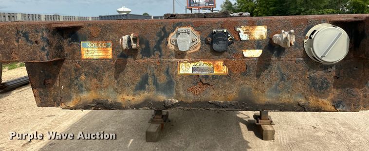 image for item DP8412 2007 Fontaine  Elite Series  drop deck trailer