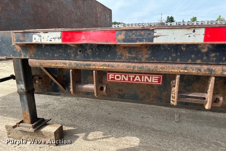 image for item DP8412 2007 Fontaine  Elite Series  drop deck trailer