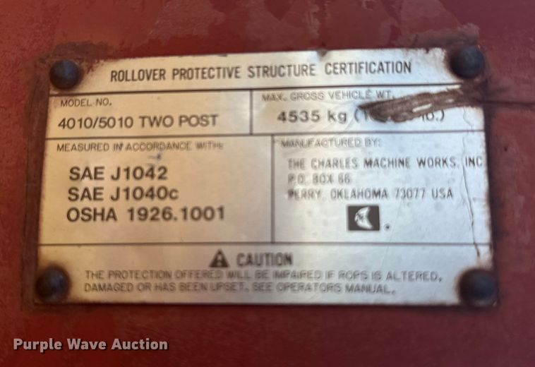 image for item DQ6838 1985 Ditch Witch 4010 trencher