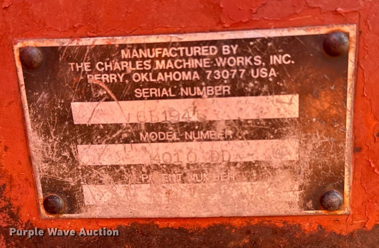 image for item DQ6838 1985 Ditch Witch 4010 trencher