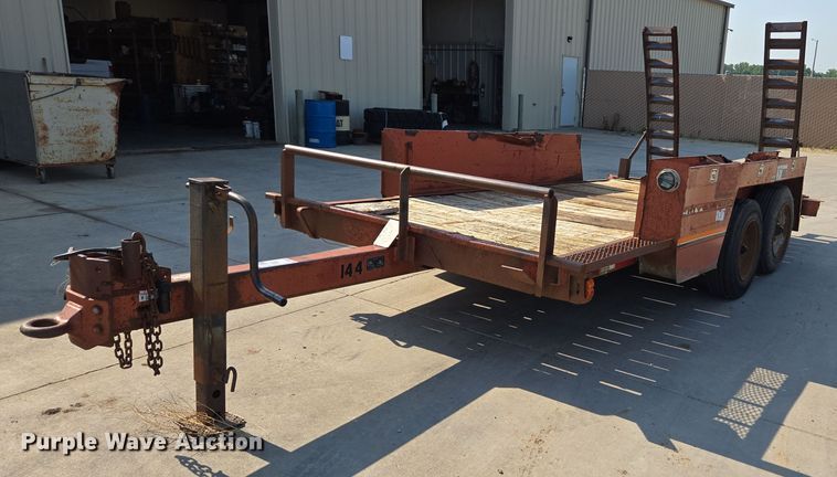 image for item DQ6848 1995 Charles Machine Works TP18-1 equipment trailer