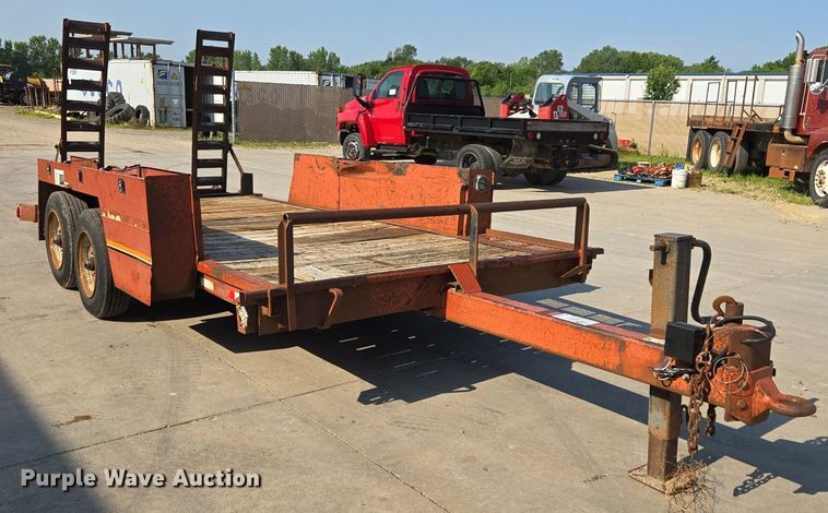 image for item DQ6848 1995 Charles Machine Works TP18-1 equipment trailer