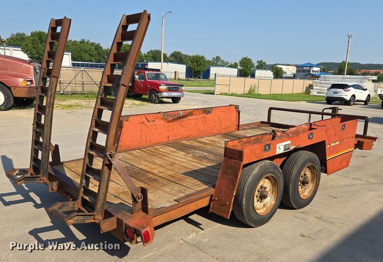 image for item DQ6848 1995 Charles Machine Works TP18-1 equipment trailer