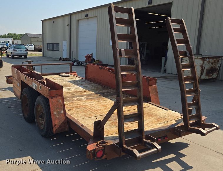 image for item DQ6848 1995 Charles Machine Works TP18-1 equipment trailer