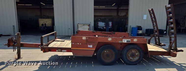 image for item DQ6848 1995 Charles Machine Works TP18-1 equipment trailer