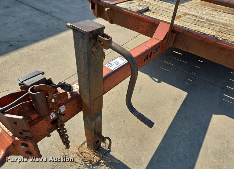 image for item DQ6848 1995 Charles Machine Works TP18-1 equipment trailer