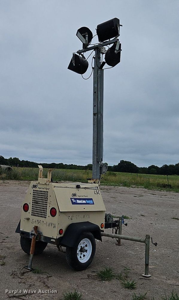 image for item DR8704 2011 Ingersoll Rand  LSC-60HZ-T4F light plant