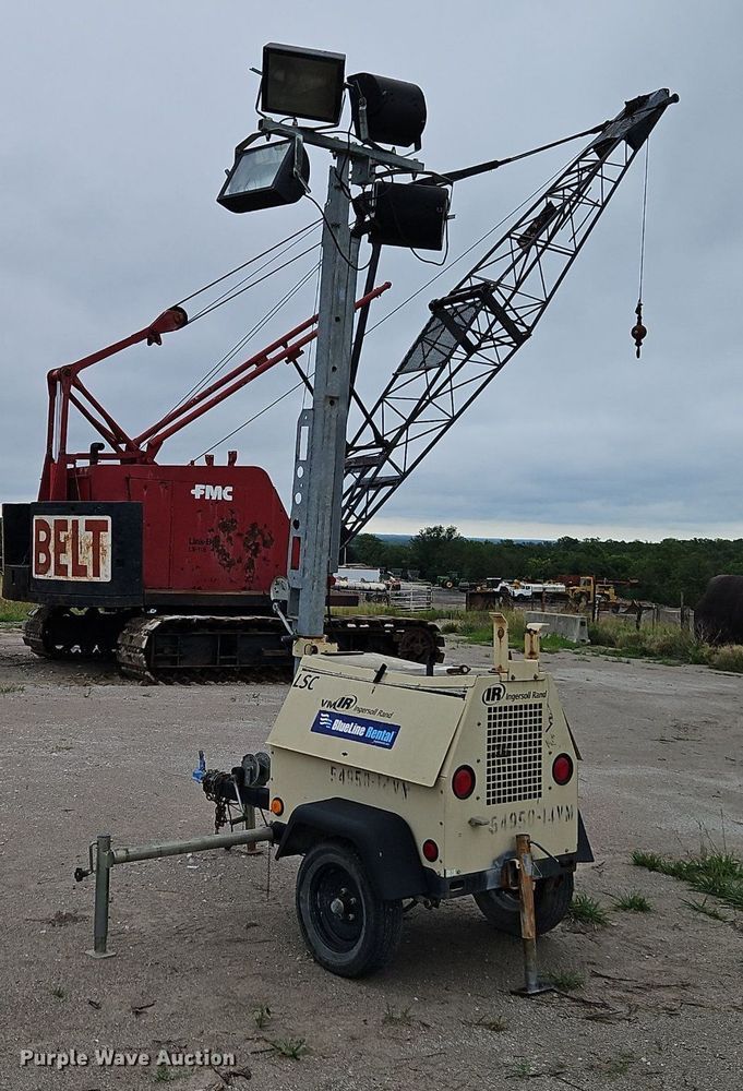 image for item DR8704 2011 Ingersoll Rand  LSC-60HZ-T4F light plant