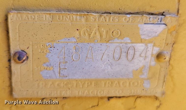 image for item DR8713 1966 Caterpillar  D7E dozer