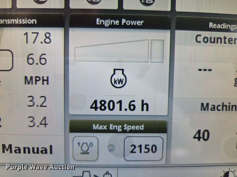 image for item DR8714 2015 John Deere  9570R Scraper Special 4WD tractor