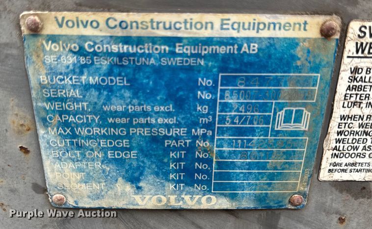 image for item DV5786 2006 Volvo  L220E wheel loader