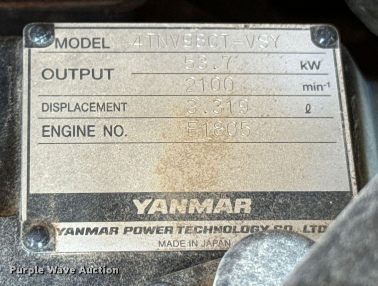 image for item DX0822 2021 Sany  SY80U excavator