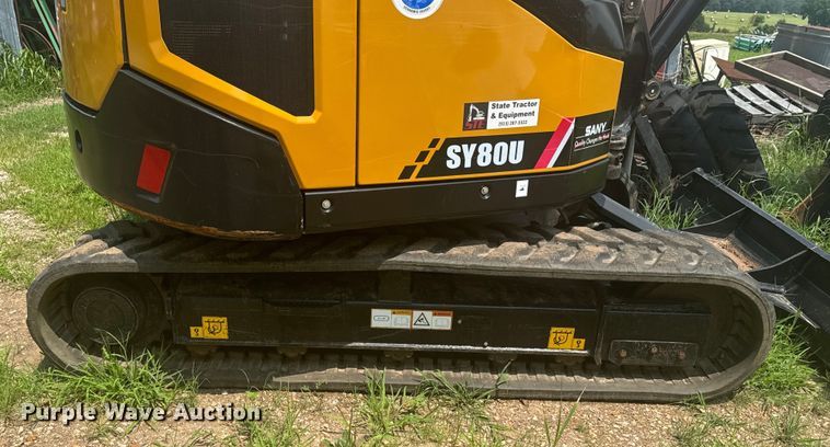 image for item DX0822 2021 Sany  SY80U excavator