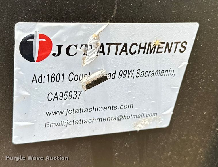 image for item DX0895 JCT skid steer sweeper