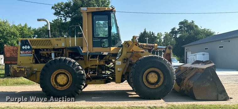 image for item DX3460 1987 Komatsu WA450-1 wheel loader