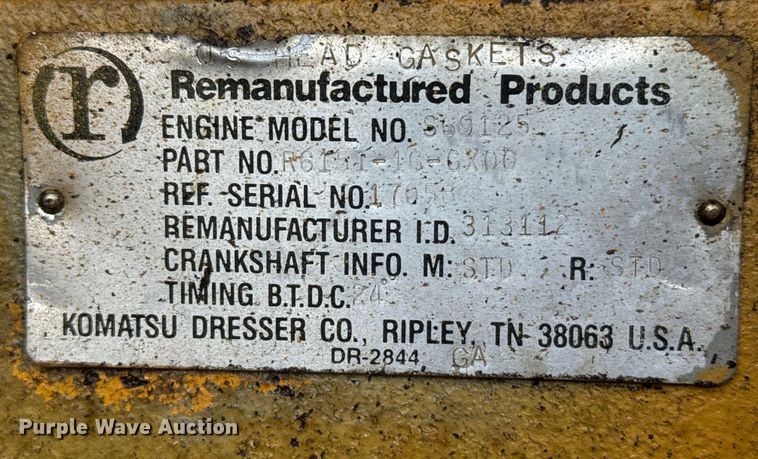 image for item DX3460 1987 Komatsu WA450-1 wheel loader