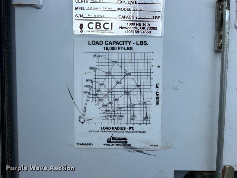 image for item EG0745 2015 Ford F450 Super Duty  SuperCab utility / service truck