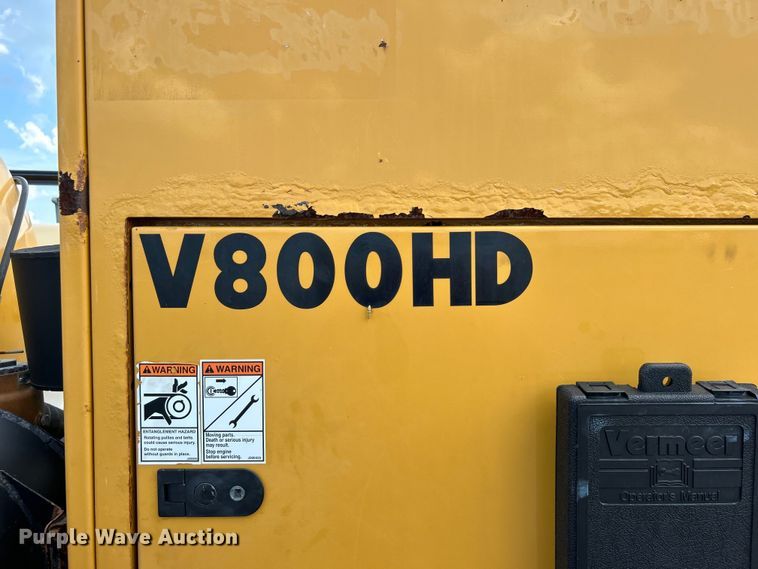 image for item EG0786 2013 Vermeer V800HD vacuum excavator