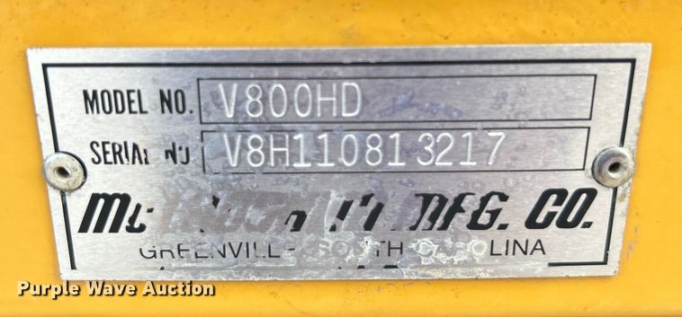 image for item EG0786 2013 Vermeer V800HD vacuum excavator