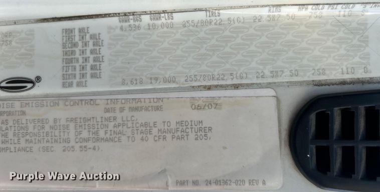 image for item EG0790 2008 Sterling  Acterra utility / service truck