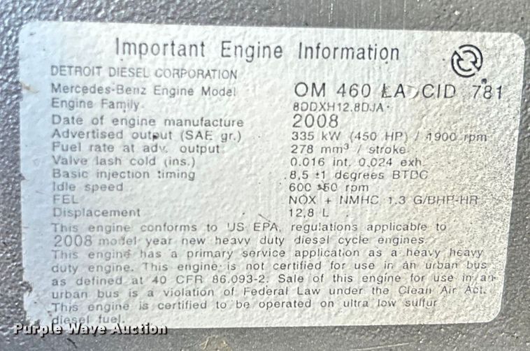 image for item EG0791 2010 Freightliner  Business Class M2 crane truck