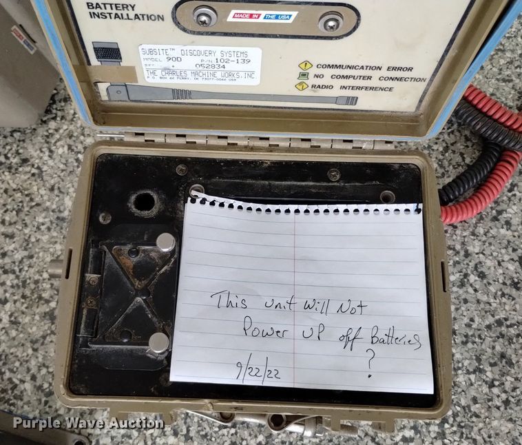 image for item EG9887 Subsite locating equipment 