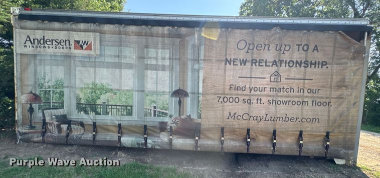 image for item EI4006 Brown side curtain box bed