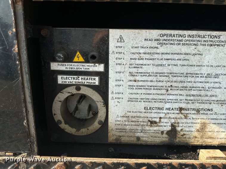 image for item EI4015 2012 Freightliner M2 Business Class pot hole patcher truck