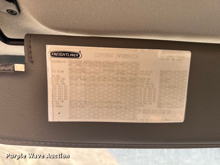 image for item EI4015 2012 Freightliner M2 Business Class pot hole patcher truck