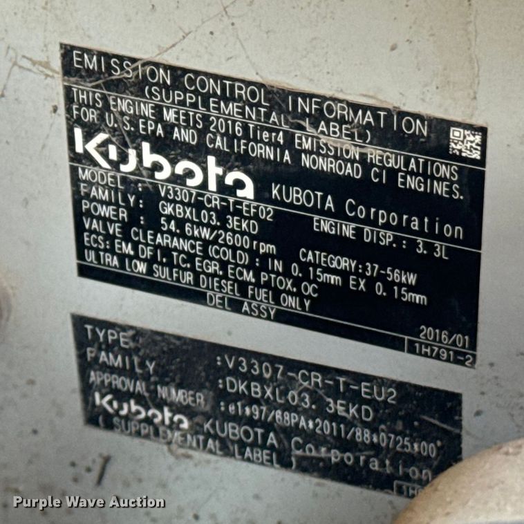 image for item EI4016 2016 Takeuchi TL8 tracked skid steer loader