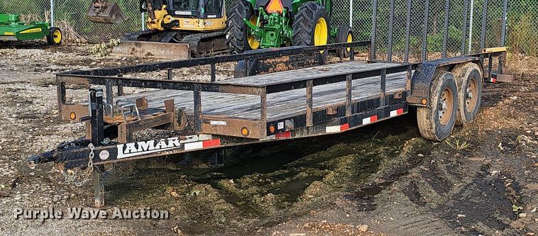 image for item EJ5732 2016 Lamar utility trailer