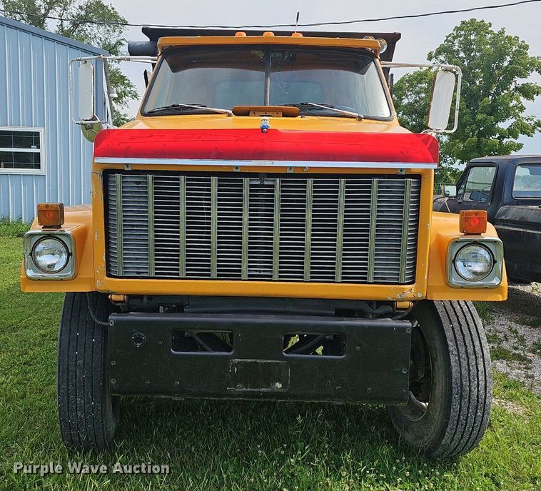 image for item EJ5748 1985 GMC Brigader  dump truck