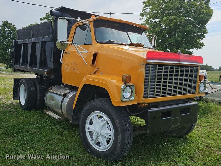 image for item EJ5748 1985 GMC Brigader  dump truck