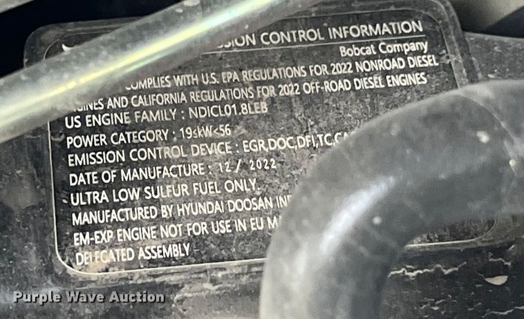 image for item EK8777 2023 Bobcat E35 mini excavator